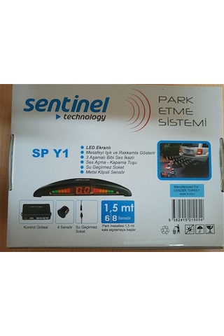 İnvells Park Sensörü Ses İkazlı Metre Göstergeli Siyah 22Mm N11.198