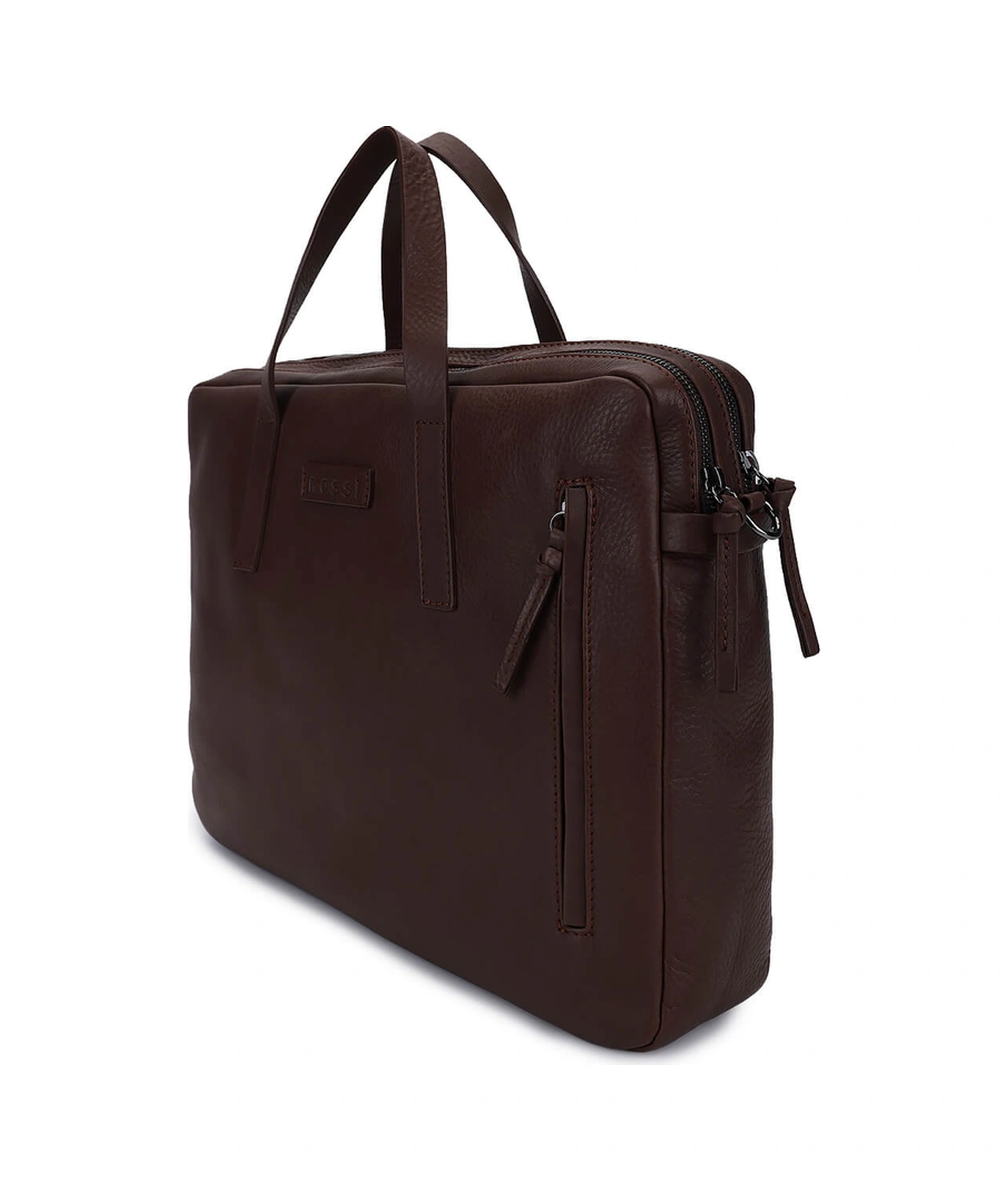 Bruno Shoes Bruno Rossi Bag Erkek Hakiki Deri Kahverengi Evrak Çantası 1048 R258 Erk Cnt Sk25-26 Caffe Kahverengi