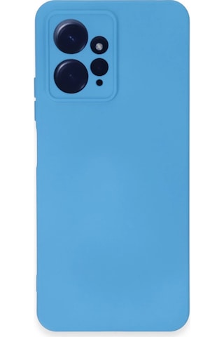 Gld-spt- Newface Xiaomi Redmi Note 12 4g Kılıf Nano İçi Kadife Silikon - Mavi