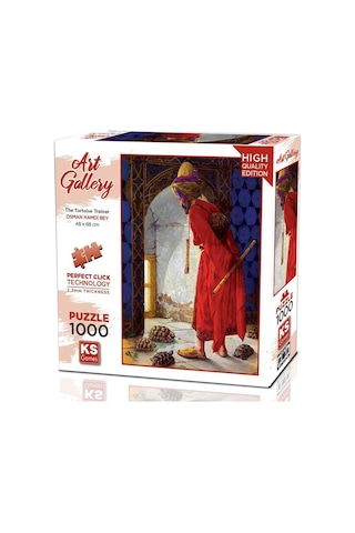 Ks Games 1000 Parça Kaplumbağa Terbiyecisi Puzzle - Osman Hamdi Bey
