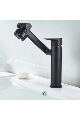 Fleko K11011-c Siyah Akrobat Lavabo Bataryası