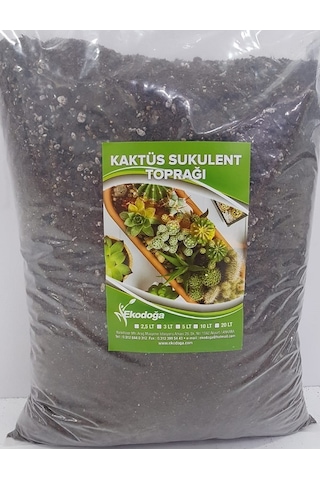 Kaktüs Toprağı 20 L Sukulent Aloe Vera Toprağı Özel Karışım