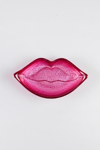 Dudak Kiss Cam Dekoratif Çerezlik Sosluk Servis Sunum Tabağı18 Cm