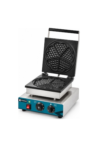 Tekli Çiçek Model Waffle Makinesi - Profesyonel Çiçek Waffle Makinesi 1750w