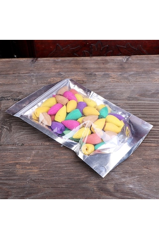 Tenfowee 6 Farklı Kokulu Sandalwood Tütsü Granülleri - Ters Akışlı Koku Efekti - 50 Adet Poşetli Karışık Paket