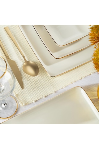 Elegant-kalypso Gold 55 Parça Yemek Takımı