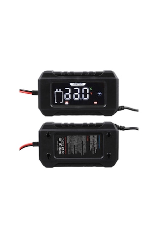 Ucomen Uc-c120501b 12v Max 6a Siyah Lcd Göstergeli Akıllı Akü Şarj Cihazı