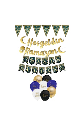 Ramazan Süsleme Seti Hoşgeldin Ramazan Yazısı 4'lü