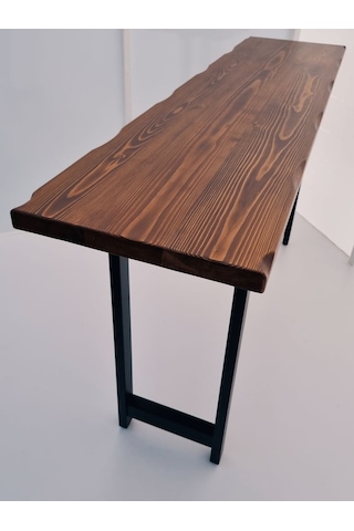 Bintaşmobilya Kütük Bar Masası 200X50.Cm