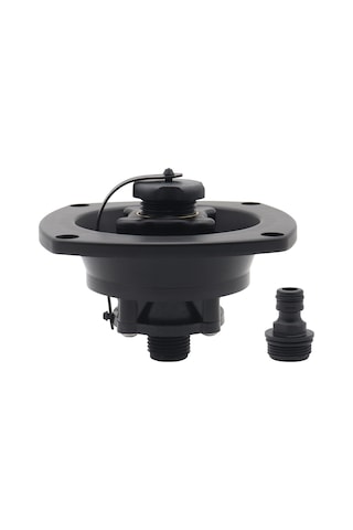 Youmex Hızlı Bağlantılı Karavan Su Girişi - Pp Malzeme, 20.2mm Boru Çapı, Su Durdurma Vanalı