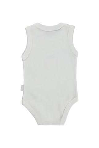Civil Baby Unicorn Baskılı 1-36 Yaş Çıtçıtlı Badi - Ekru