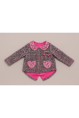 For My Baby Bebe Yaka Cep Detaylı Ceket Çok Renkli