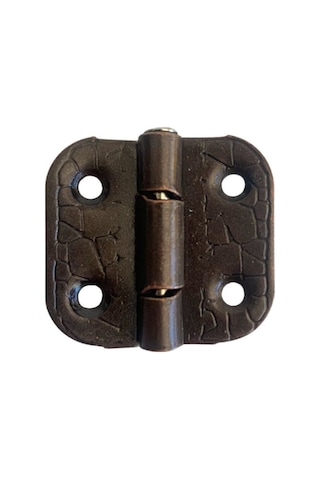 Bronz Tavla Menteşesi Stoplu Mobilya Kutu Menteşesi 4 Adet Bronz En:3cm Boy:3cm
