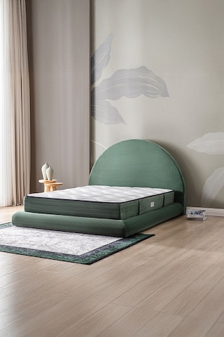 Good Night Legom Torba Yaylı Set Yatak Baza Başlık Tek Kişilik Yıkanabilir Ortopedik Yeşil