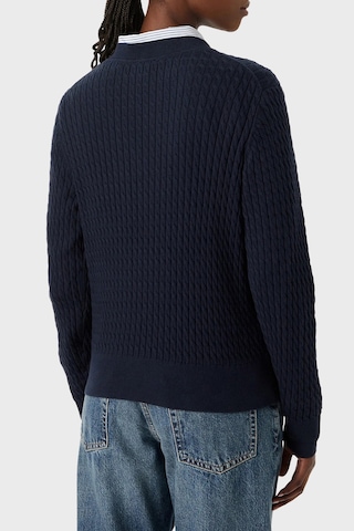 Tommy Hilfiger % 100 Pamuk Regular Fit Bisiklet Yaka Örgü Kazak Kadın Kazak Ww0ww44993 C1g Lacivert