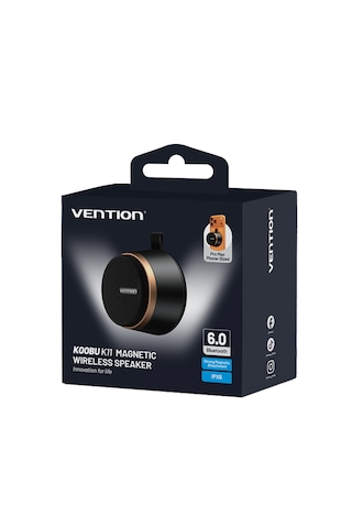 Vention K11 Manyetik Standlı Taşınabilir Bluetooth Hoparlör Siyah Vention Türkiye li