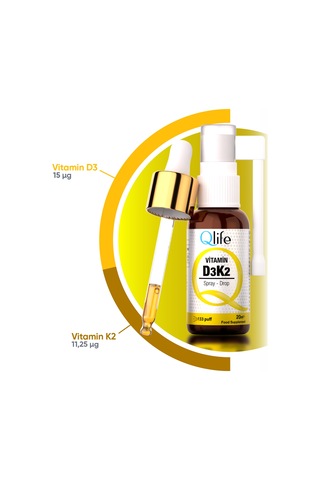 Qlife Vitamin D3 1000 Iu Sprey 10 ML
