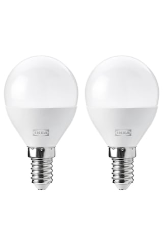 Ikea Solhetta Led Ampul E14 Opal Beyaz 806 Lm 2 Li Paket
