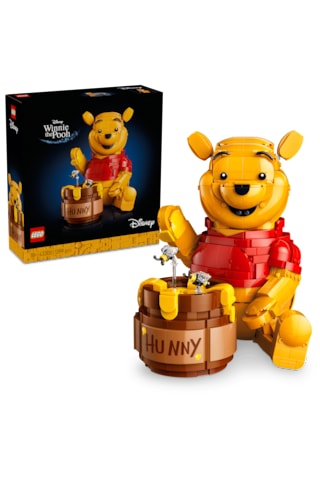 LEGO® ǀ Disney Ayı Winnie 43300 - Yetişkinler için Bal Küpü ve Minifigür İçeren Yaratıcı Dekoratif Model Yapım Seti (1399 Parça)