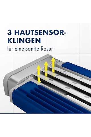 Gillette Blue3 Smooth Kullan At Tıraş Bıçağı 6 Adet, 3 Bıçaklı Erkek Tıraş Bıçağı