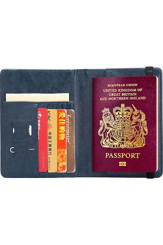 Ayt Sunup Sn-26344 Pasaport Kılıfı Kadın Erkek Unisex Siyah
