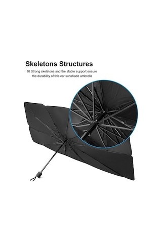 Tongxida Katlanabilir Tasarım Taşınabilir Araç Ön Camı Güneş Gölge Şemsiye Araba Şemsiye Kapak Blok Araba Ön Camı