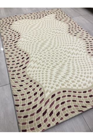 Saray Halı Klasik 10699 Rn 150X230 Krem Pembe 4 M2 Halı !
