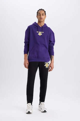 DeFactoFit NBA Los Angeles Lakers Kalın Jogger Eşofman Altı Standart Fit Cepli D8491AX25SPBK81