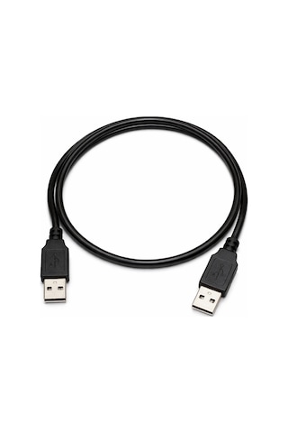 Schitec Usb-a To Usb-a Veri Ve Şarj Kablosu Erkek/erkek Siyah