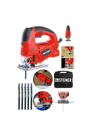 Steiner 4000 Watt Lazerli Otomatik Dekupaj Çantalı Kırmızı + 5 Uç