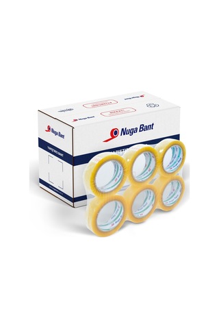 Nuga 45 MM x 100 M Şeffaf Koli Bandı Akrilik 24 Adet