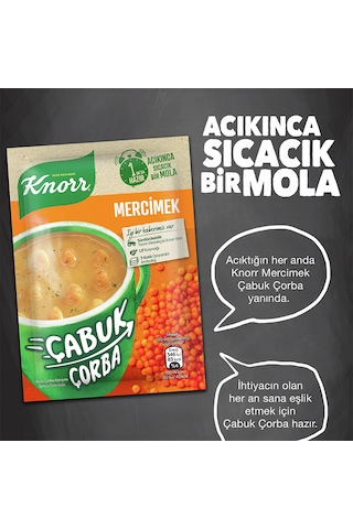Knorr Çabuk Mercimek Çorba 12 x 22 G