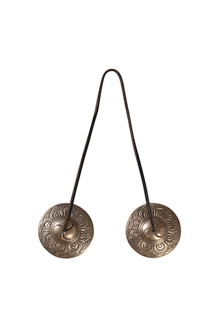 Sela 7,5cm Çaplı Tingsha Zilleri Zimbeln Lotus Setın1