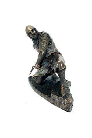 Baltalı Tapınak Şövalyesi Heykel Biblo Dekor