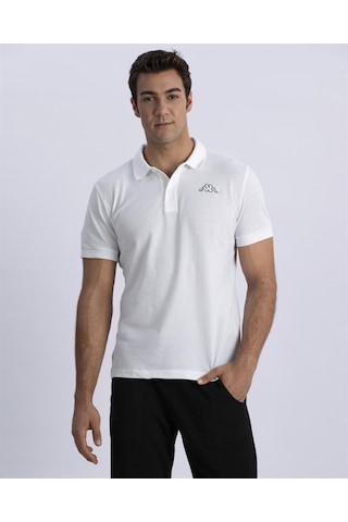 Kappa Logo Maltax 2 MSS Erkek Regular Fit Polo Yaka Tişört Beyaz