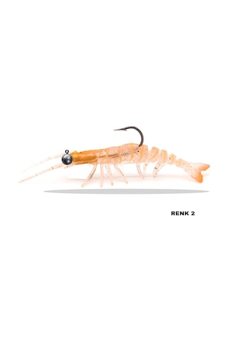 Avlivari 3D Shrimp 7.62Cm Silikon Karides