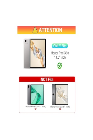 Honor Pad X9a 11.5 Inç 2025 Nano Kırılmaz Ekran Koruyucu Şeffaf Cam Tam Uyumlu
