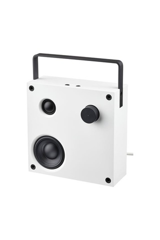 Ikea Vappeby Bluetooth Hoparlör, Beyaz, 20x20 Cm