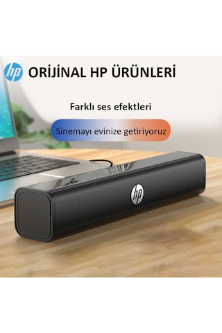 Hp WS10 2x3w Kablolu Soundbar Multimedya Hoparlör Speaker