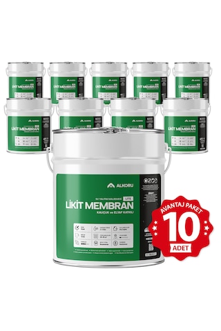 Alkoru 10 Adet 15 Kg Lite Likit Membran Avantaj Paket