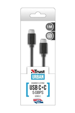 Trust Urban 21177 Usb3.1 5 Gbps Type-C-C Kablo-1 Mt