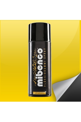 Plasti Dip - Mibenco 400Ml Sprey - Parlak Sarı