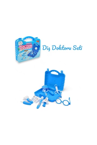 Heroes Toys Küçük Çantalı Erkek Dişçi Seti Ern-812