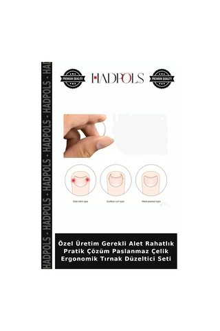 Özel Üretim Gerekli Alet Rahatlık Pratik Çözüm Paslanmaz Çelik Ergonomik Tırnak Düzeltici Seti