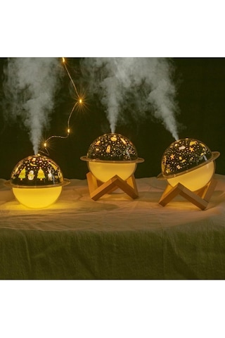 Hava Nemlendirici Aroma Difüzör Projektör Humıdıfıer 250ml