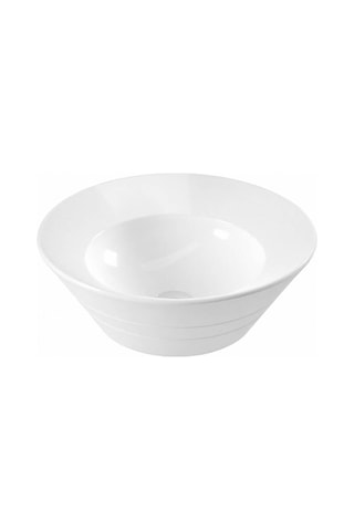 Serel - Poseidon Tezgah Üstü Dairesel Batarya Deliksiz Çanak Lavabo 45 Cm - Ps35dxs110h- Diğer