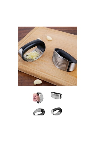 Yeni Sarımsak Ezici Paslanmaz Çelik Garlic Press 5570 Sarı