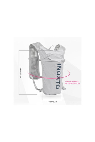 Dianziye Yürüyüş Ve Bisiklet İçin Nefes Alabilen 1.5 Litre Su Torbasıyla Çok Amaçlı Sırt Çantası - Siyah Ve Mavi Çok Renkli