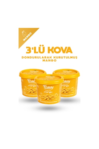 Freeze Dried Mango Kova 3 Lü Paket Diğer Freeze Dried Mango Kova 3 Lü Paket Diğer