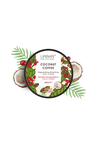 Coconut Coffee Yenileyici Ve Pürüzsüzleştirici Vücut Kremi 200 Ml-vegan